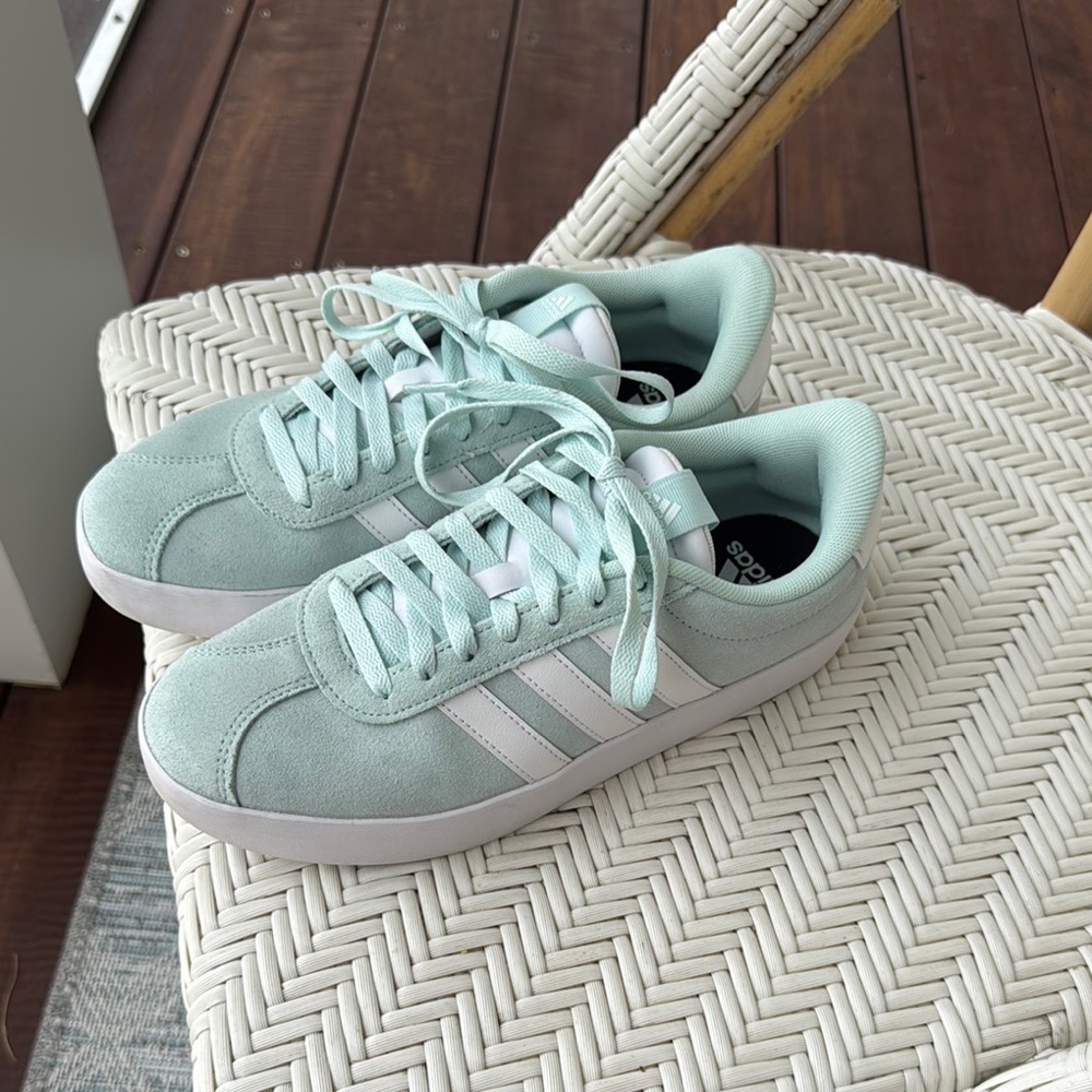 Adidas Women's Pastel Green Sneakers